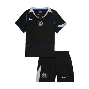 Chelsea Infantil 
 Terceira Futebol Camisa Conjunto (Camisa+Shorts) 2025/26 Preto