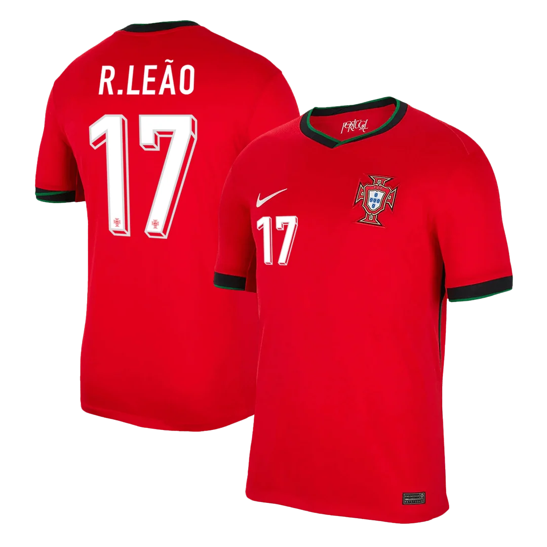 Portugal Camisola Personalizada R.LEAO #17 Casa