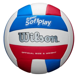 Bola de Voleibol Soft Play Vermelha/Branca/Azul - Wilson