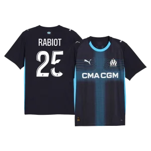 RABIOT #25 Marseille Fora Camisa 2025/26 Marinha