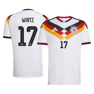 WIRTZ #17 Alemanha Casa Camisa 2026 Branco