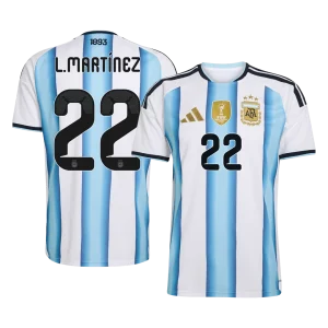 L.MARTÍNEZ #22 Argentina Casa Camisa 2026