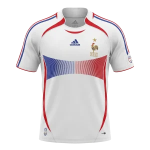 Retrô França Fora Camisa 2006 Branco