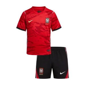 Coreia do Sul Infantil  Casa Copa do Mundo Futebol Camisa 2026 Vermelho