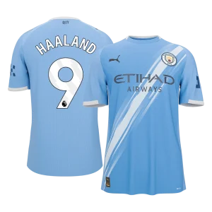 【Super Qualidade】HAALAND #9 Manchester City
 Casa Futebol Camisa 2025/26 Azul