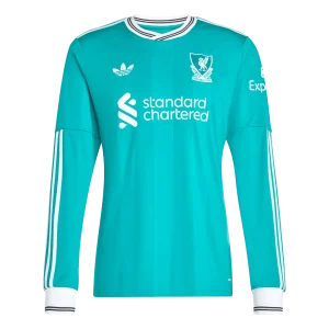 Liverpool Terceira Manga comprida 2025/26 Verde