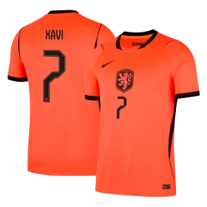 XAVI #7 Países Baixos Casa Copa do Mundo Camisa 2026 Laranja