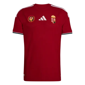 Versão do Jogador Hungría Casa Copa do Mundo Futebol Camisas 2026 Vermelho