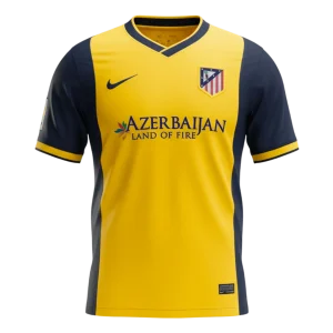 Retrô Atletico Madrid Fora Camisa 2013/14 Amarelo