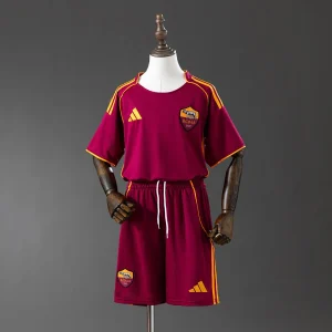 Kit Criança Roma Principal 2025/26