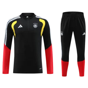 Alemanha Infantil Zíper Moletom Conjunto (Top+Pants) 
 2026 Preto