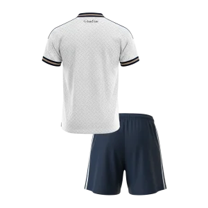 Itália Infantil Fora Copa do Mundo Futebol Camisa Conjunto (Camisa+Shorts) 2026 Branco