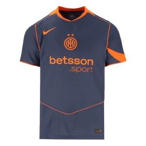 Jogador Inter Milan Fora Terceira Camisas 2025/26 Marinha