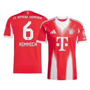 【Super Qualidade】KIMMICH #6 Bayern Munich
Casa Futebol Camisa 2025/26 Vermelho