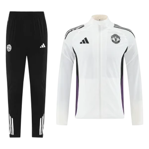 Manchester United Treino Conjunto (Top+Calças) 2025/26 Branco