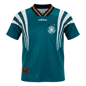 Retrô Alemanha Fora Camisa 1996/97 Verde