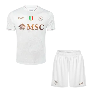 Napoli Fora Camisa Conjunto (Camisa + Calções) 2025/26 Areia
