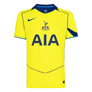 Jogador Tottenham Hotspur Fora Terceira Futebol Camisas 2025/26 Amarelo