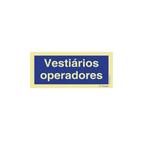 Sinalética Vestiários Operadores - IN0319