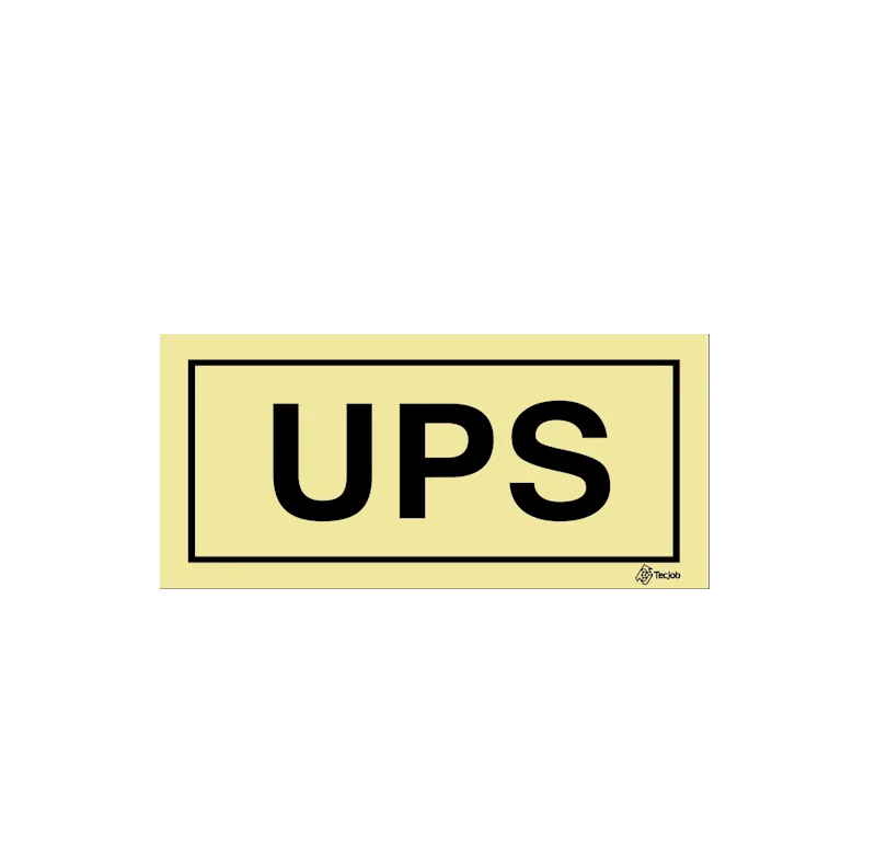 Sinalética UPS - IS0443