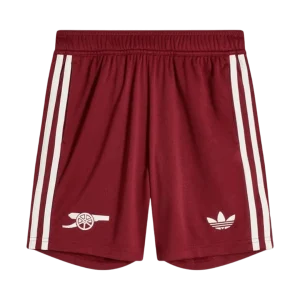 Arsenal Terceira Calções 2025/26 Vermelho