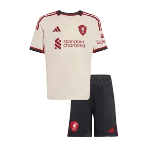 Liverpool
Fora
Camisas Infantis
Conjunto 2025/26
Branco