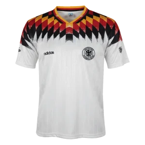 Retrô Alemanha Casa Camisa 1994 Branco