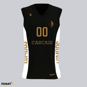 Camisola de jogo Preta CRC Quinta dos Lombos Basquetebol Formação