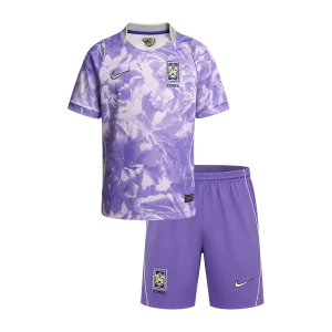 Coreia do Sul Infantil 
 Fora Copa do Mundo World Cup Futebol Camisa 2026 Roxo
