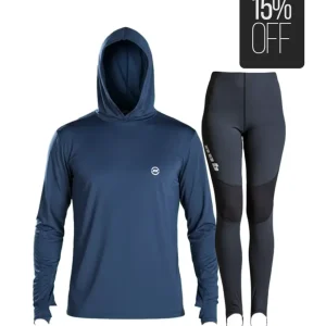 Camiseta UV Dry Com Capuz + Calça UV Com Neoprene