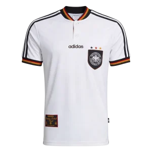 Retrô Alemanha Casa Camisa 1996 Branco