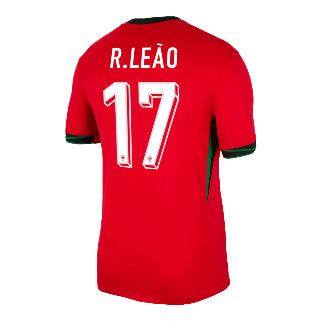 Portugal Camisola Personalizada R.LEAO #17 Casa - Image 3