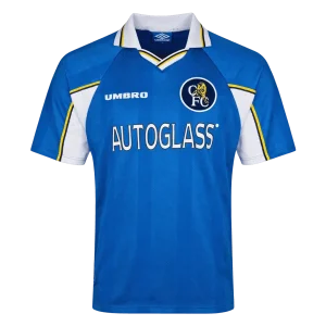 Retrô Chelsea Casa Camisa 1997/99 Azul