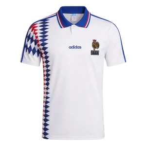 Retrô França Fora Camisa 1994 Branco
