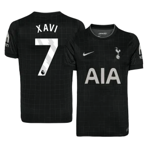 XAVI #7 Tottenham Hotspur Fora Camisa 2025/26- Preto