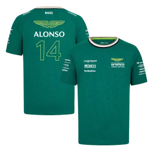 Camiseta Aston Martin Aramco Cognizant F1 Racing Team Fernando Alonso Driver 2024