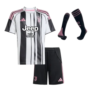 Juventus Infantil Casa Futebol Camisa Conjunto (Camisa + Calção + Meias) 2025/26
