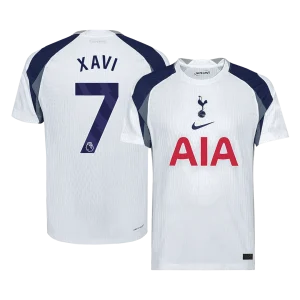 Jogador XAVI #7 Tottenham Hotspur Casa Futebol Camisas 2025/26 Branco