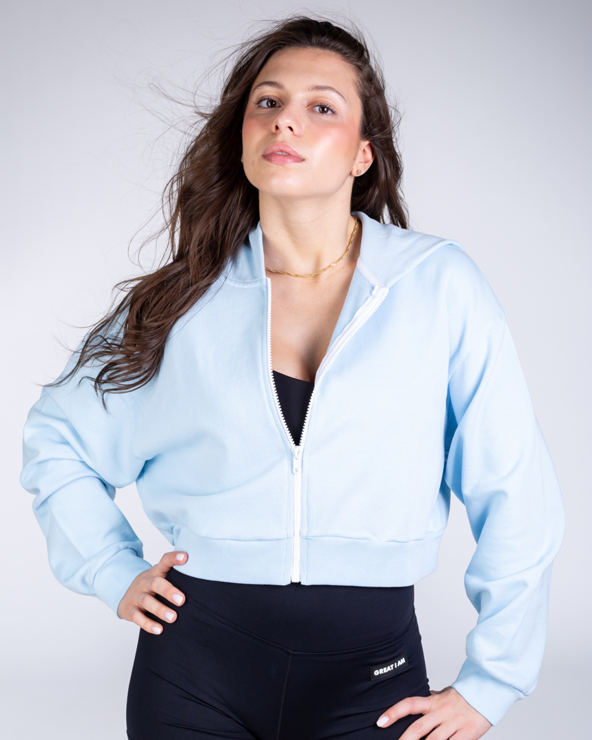 OVERSIZED JACKET GRTM CYAN