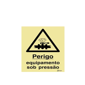 Sinalética Perigo Equipamento sob Pressão - IS0252