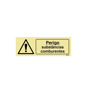 Sinalética Perigo Substâncias Comburentes - IS0416